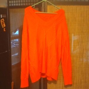 Orange sweater